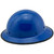 Dynamic Wofljaw Full Brim Fiberglass Hard Hat with 8 Point Ratchet Suspension Blue - Edge Left