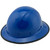 Dynamic Wofljaw Full Brim Fiberglass Hard Hat with 8 Point Ratchet Suspension Blue - Edge Oblique Left