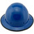 Dynamic Wofljaw Full Brim Fiberglass Hard Hat with 8 Point Ratchet Suspension Blue - Edge Front