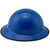 Dynamic Wofljaw Full Brim Fiberglass Hard Hat with 8 Point Ratchet Suspension Blue - Edge Right