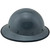 Dynamic Wofljaw Full Brim Fiberglass Hard Hat with 8 Point Ratchet Suspension Textured Gunmetal Gray - Edge Right