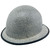 MSA Skullgard Full Brim Hard Hat with Ratchet Suspension Text Stone with edge- Oblique Left