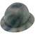 Dynamic Wolfjaw Full Brim Fiberglass Hard Hat with 8 Point Ratchet Suspension Textured Camo - Oblique Left
