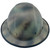 Dynamic Wolfjaw Full Brim Fiberglass Hard Hat with 8 Point Ratchet Suspension Textured Camo - Edge Front