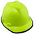 MSA Cap Style Large Jumbo Hard Hats with Fas-Trac Hi Viz Yellow - Edge Oblique Right