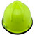 MSA Cap Style Large Jumbo Hard Hats with Fas-Trac Hi Viz Yellow - Edge Back