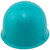 MSA Skullgard (LARGE SHELL) Cap Style Hard Hats with STAZ ON Suspension Teal - Back