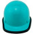 MSA Skullgard (LARGE SHELL) Cap Style Hard Hats with STAZ ON Suspension Teal - Edge Front