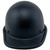 Skullgard Cap Style With Ratchet Suspension Textured Gunmetal Black - Edge Front
