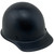 MSA Skullgard (SMALL SHELL) Cap Style Hard Hats with Ratchet Suspension Textured Gunmetal Black - Oblique Right