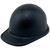 MSA Skullgard (LARGE SHELL) Cap Style Hard Hats with Ratchet Suspension Textured Gunmetal Black - Edge Oblique Left