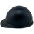 MSA Skullgard (LARGE SHELL) Cap Style Hard Hats with STAZ ON Suspension Textured Gunmetal Black - Edge Left