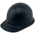 MSA Skullgard (LARGE SHELL) Cap Style Hard Hats with STAZ ON Suspension Textured Gunmetal Black - Edge Oblique Left