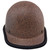 MSA Skullgard (LARGE SHELL) Cap Style Hard Hats with Ratchet Suspension Light Granite - Edge Front