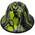 Carbon Fiber Material Hard Hat - Full Brim Hydro Dipped – Toxic