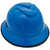 MSA Full Brim C1 Vented Hard Hats with 4 Point Ratchet Suspensions Blue - Edge Oblique Right