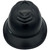MSA Full Brim C1 Vented Hard Hats with 4 Point Ratchet Suspensions Black - Edge Back