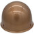 Skullgard Cap Style Hard Hats With Swing Suspension Copper - Back