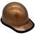 MSA Skullgard (LARGE SHELL) Cap Style Hard Hats with STAZ ON Suspension Copper - Edge Oblique Right