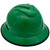 MSA Full Brim C1 Vented Hard Hats with 4 Point Ratchet Suspensions Green - Edge Oblique Right