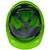 MSA Cap Style Large Jumbo Hard Hats with Fas-Trac Hi Viz Lime - Suspension