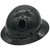 Dynamic Wolfjaw Full Brim Carbon Fiber Hard Hat with 8 Point Ratchet Suspension Shiny Black - Oblique Left