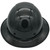 Dynamic Wolfjaw Full Brim Carbon Fiber Hard Hat with 8 Point Ratchet Suspension Shiny Black - Edge Front