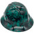 Green Flames Hydro Full Brim - Oblique Right