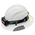 DAX Hard Hat LED Headlamp Light - Left Side View Light On