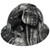 Veterans Design Hydro Dipped Full Brim Vented Hard Hat - Oblique Left