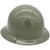 MSA Skullgard Full Brim Hard Hat with Ratchet Suspension Sage Green - Oblique Right