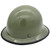 MSA Skullgard Full Brim Hard Hat with STAZ ON Suspension Sage Green - Edge Oblique Left