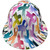 Pyramex Type II T2 Ridgeline Full Brim Hydro Dipped Hard Hat - Ribbons for All back