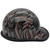 Skullgard Cap Style Fiberglass Hard Hat with Ratchet Suspension and Carbon Fiber American Flag Hydro Dip Design - Edge Right