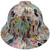 Pyramex Type II T2 Ridgeline Full Brim Hydro Dipped Hard Hat - Back