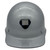 Skullgard Cap Style With Light Clip Ratchet Suspension Silver ~ front