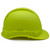 Right View Pyramex Ridgeline Cap Style Hard Hat with Matte Lime Graphite Pattern 
