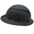 Fiber Reinforced Hard Hat Full Brim Matte Black - Right View