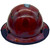 Fiber Reinforced Hard Hat Full Brim Natural Tan - Edge Front View