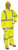 MCR Luminator 38 mm, PVC 3 Piece Class III Rainsuit Yellow with Silver Stripes- Size Large