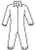 Posiwear Breathable BA Coveralls w/ Elastic Wrists  pic 1