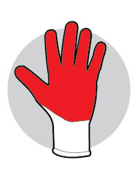 Mechanix Knit Dipped Nitrile Gloves Sm/Med Size, Part # ND-05-500 pic 2