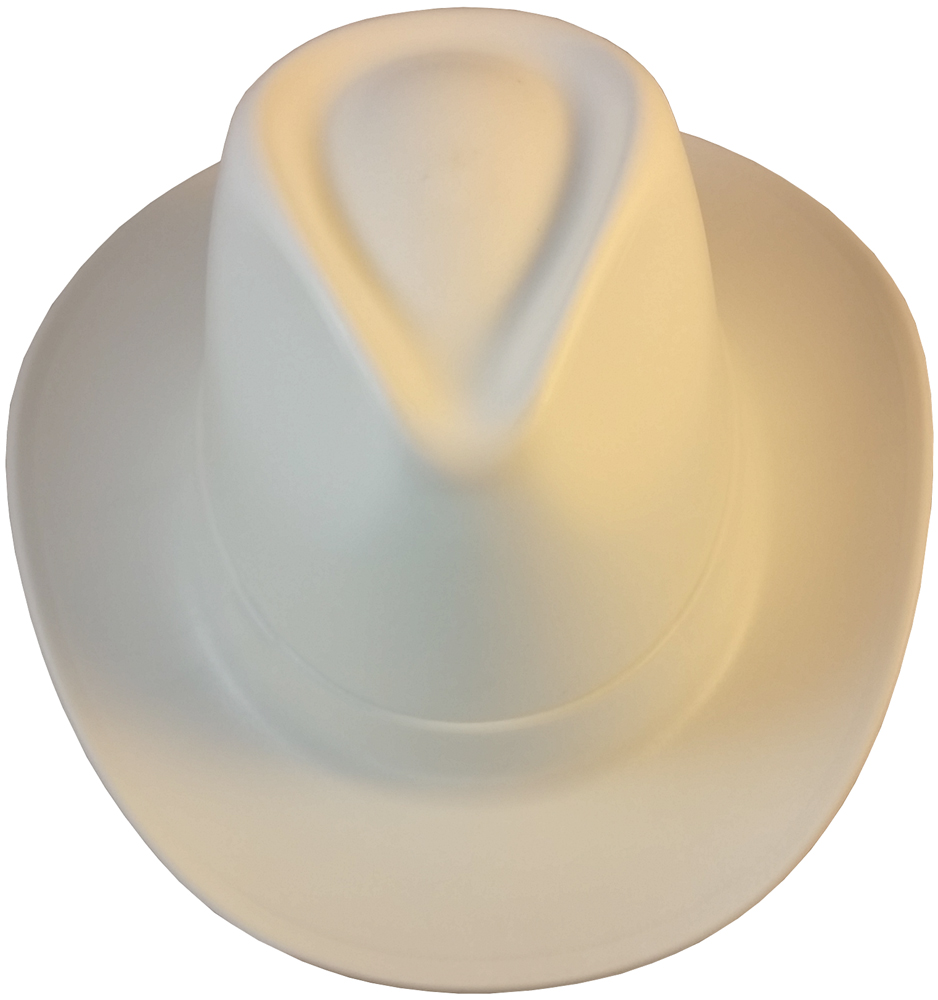 Occunomix Hard Hat White Vulcan Cowboy Style One Size Fits Most