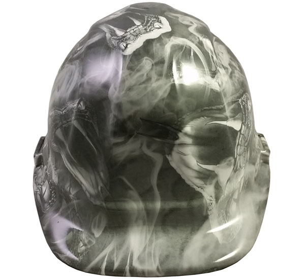 Venom Snake White Hydro Dipped Hard Hats Cap Style