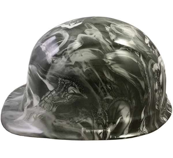 Venom Snake White Hydro Dipped Hard Hats Cap Style