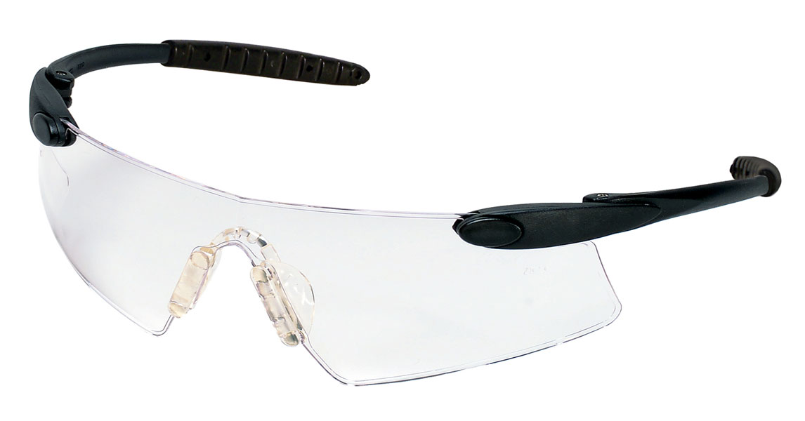 Crews Desperado Safety Glasses ~ Black Frame - Fog Free Clear Lens Crews Desperado Safety Glasses ~ Black Frame - Fog Free Clear Lens