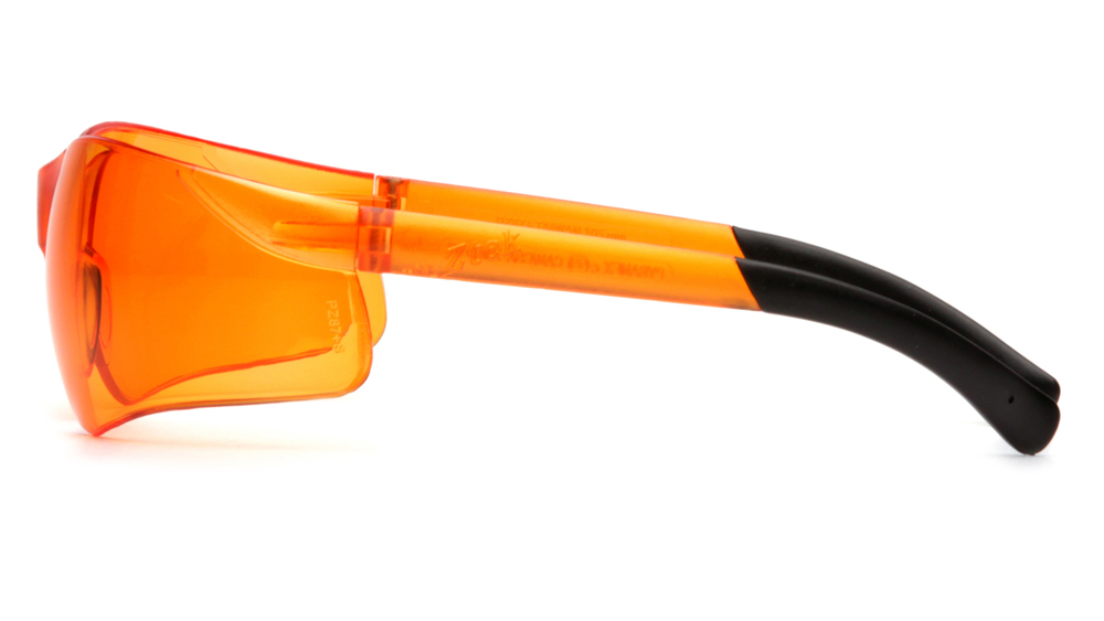 Pyramex Ztek Safety Glasses w/ Orange Lens
