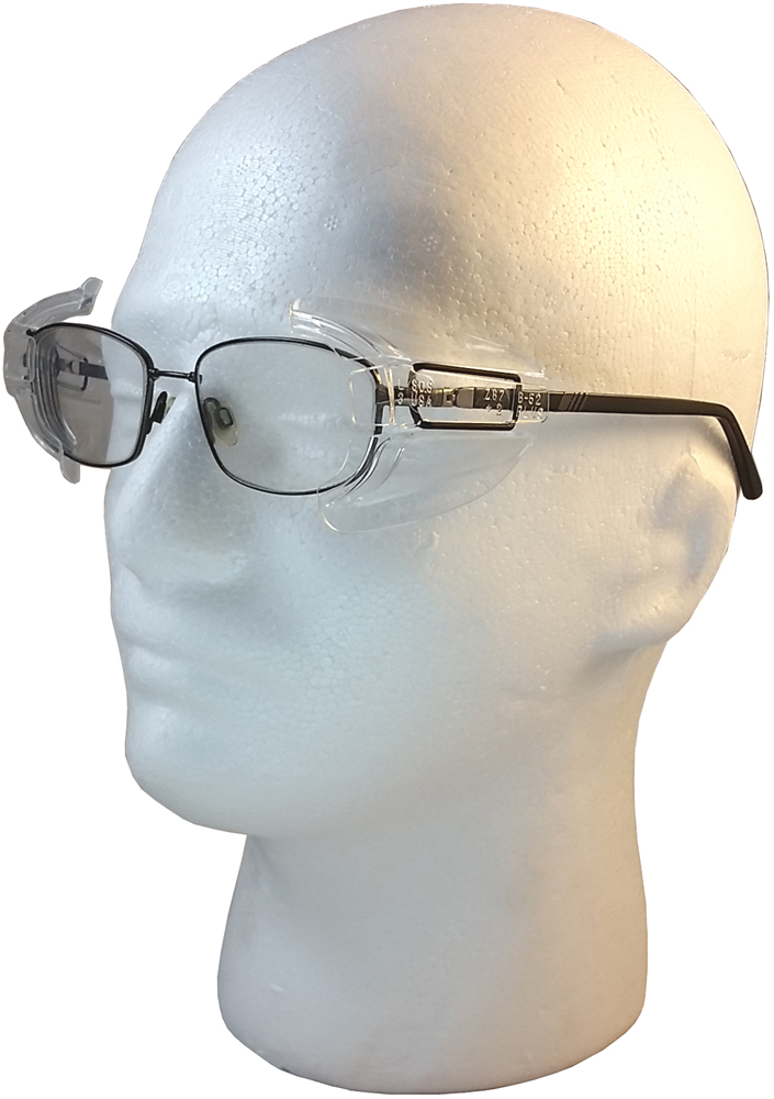 B52 Wing Mate Clear Side Shields For Glasses – 3 Pair – Safety Optical Service