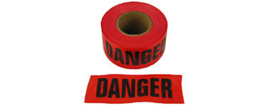 Barrier Tape Danger Red 3 inch x 1000 Feet Rolls Pic 1 Barrier Tape Danger Red 3 inch x 1000 Feet Rolls Pic 1