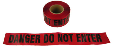 Barrier Tape Danger Do Not Enter Red 1000 Foot Rolls Pic 1 Barrier Tape Danger Do Not Enter Red 1000 Foot Rolls Pic 1